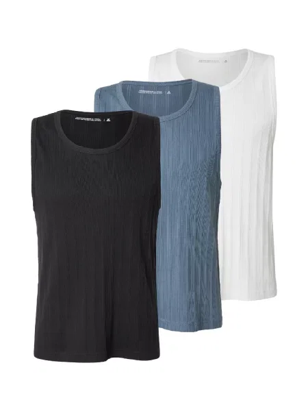 Abercrombie & Fitch Tričko opálová / černá bílá
