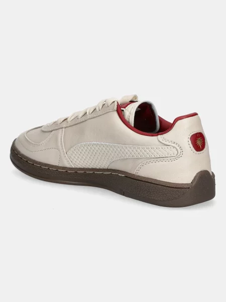 Кожаные кроссовки Puma бежевые