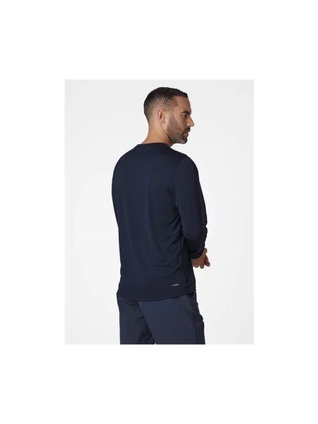 Tričko Longsleeve Helly Hansen HH Tech Crew LS navy tmavě modré