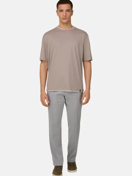 Boggi Milano Tricou taupe gri