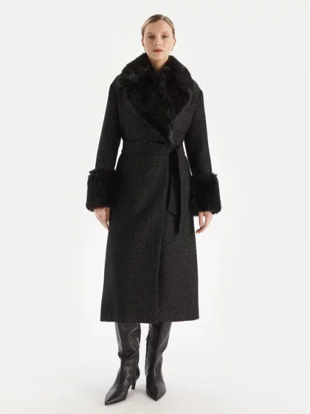 TWINSET Зимове пальто чорний