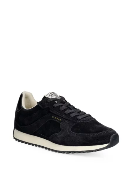 Sneakerși Gant din piele de căprioară negru