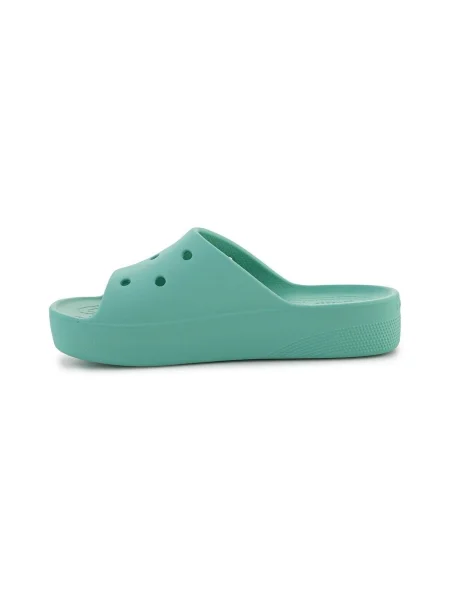 Tenisky Crocs na platforme zelená