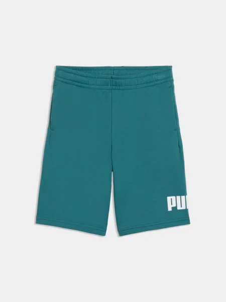 Детские шорты Puma зеленые