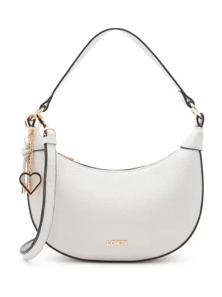 L.CREDI Torba za čez ramo Ragna svetlo siva