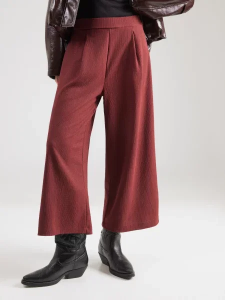 S.Oliver Pantaloni cutați bordeaux roșu