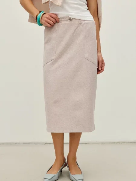 Спідниця міді RicaMare рожевий