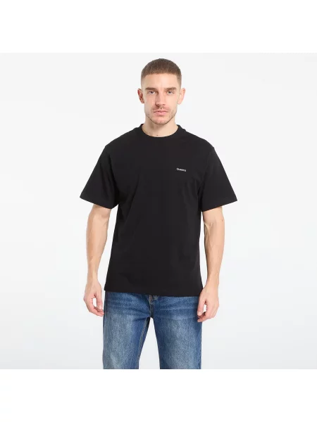 Тениска Queens Esssential T-Shirt With Contrast Print Black/ Black/ Black M черно