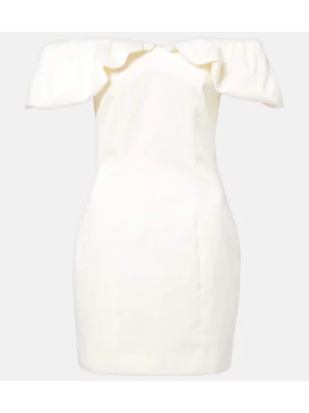 Rochie Rotate drapată alb