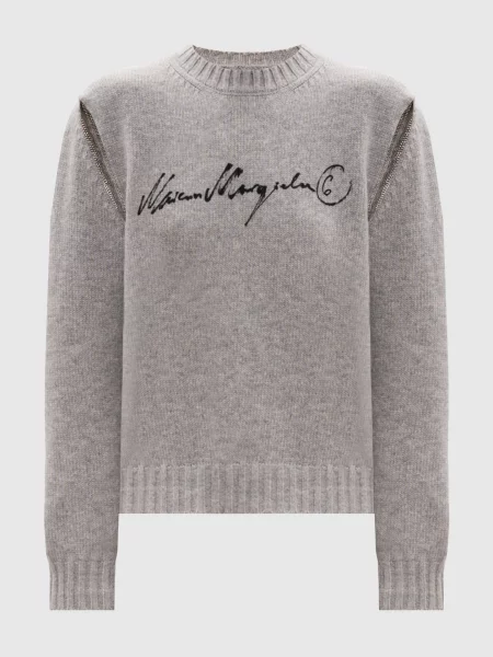 Светр з вовною Maison Margiela Mm6 сірий