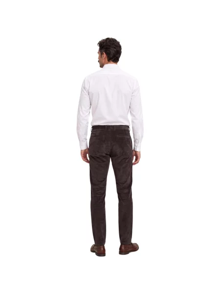 Pantaloni Borghese maro