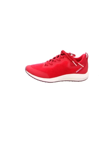 Sneakersy Tamaris skórzane czerwone