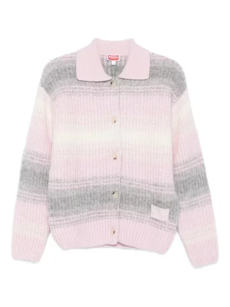 Cardigan Kenzo cu dungi roz