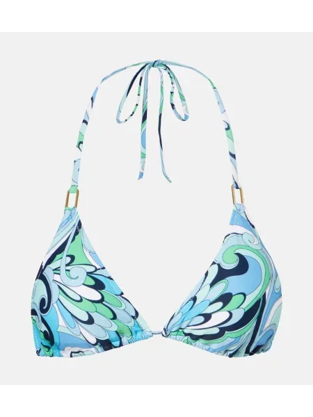 Top Melissa Odabash cu imagine albastru