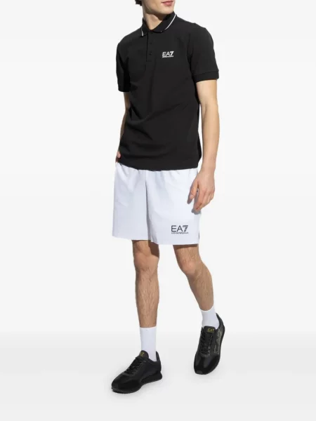 Polo Ea7 Emporio Armani μαύρο
