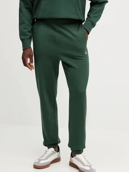 Calvin Klein Jeans spodnie dresowe zielone