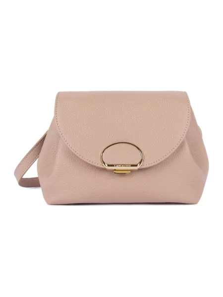 Torebka crossbody Lancaster skórzana beżowa