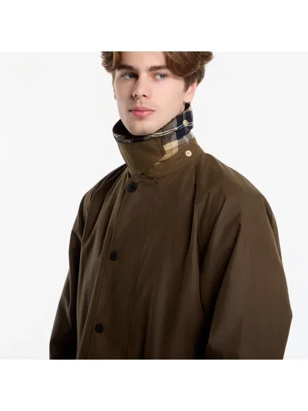 Μπουφάν Barbour Icons Transport Wax Brown L καφέ