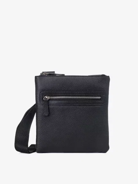 Кожаная сумка через плечо Inbag черная