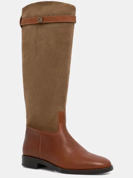 Steve Madden ghete de piele Novi cu plat bej