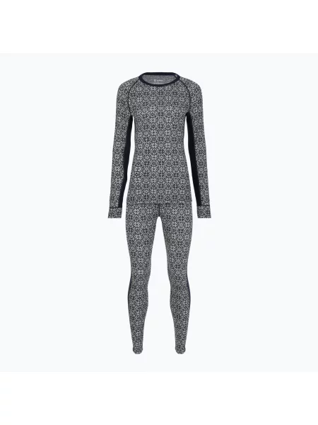 Set de lenjerie termoactivă pentru femei Woolcano Granatowy