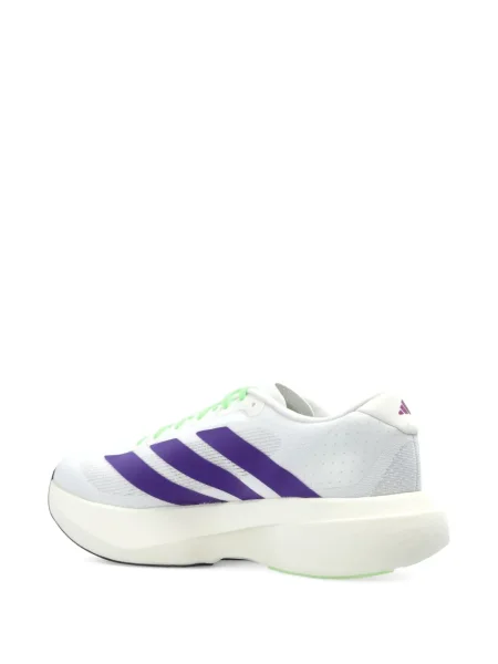 Tricou Adidas din piele de căprioară cu model floral lung maro