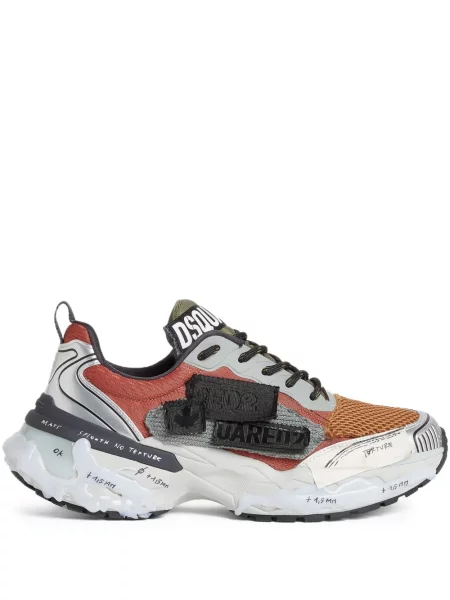 Sneakerși Dsquared2 cu șireturi din dantelă