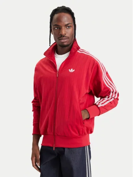 Куртка Adidas Originals для бега красная