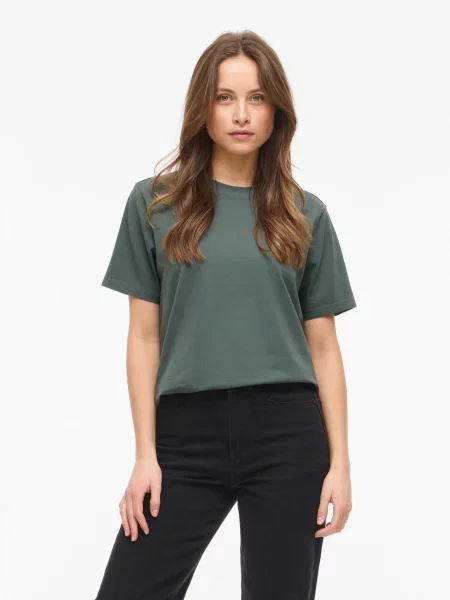 VILA Tricou VINora jad verde
