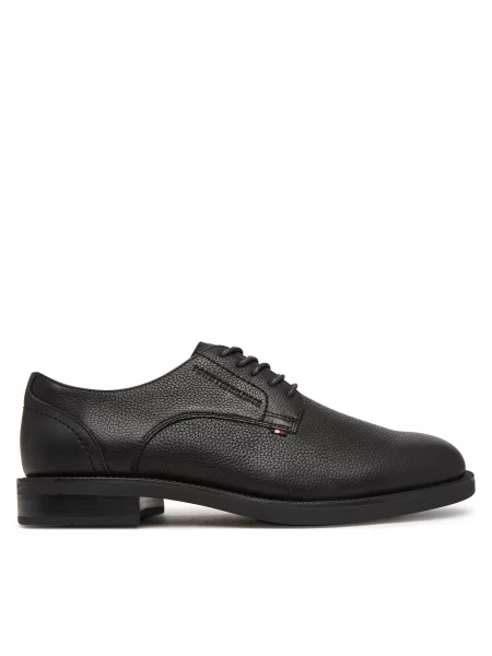 Poltopánky Tommy Hilfiger Lth Mix Dress Hilfiger Shoe čierna