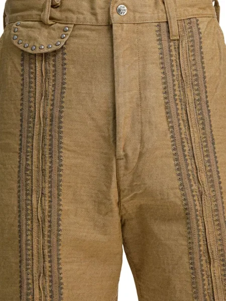 Pantaloni scurți Kapital cu tepi