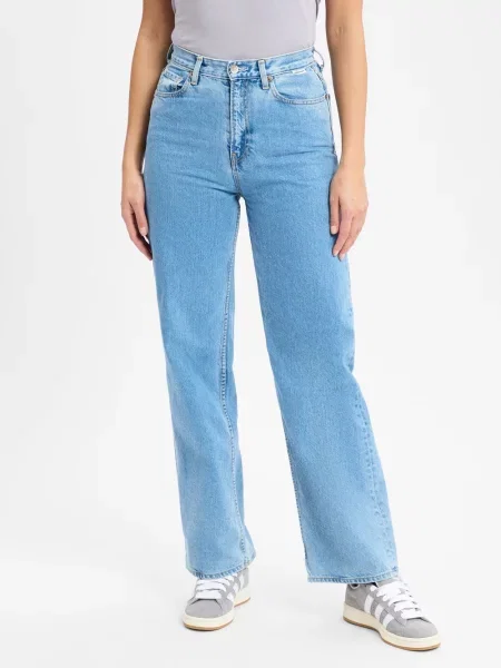 Jeansy o kroju loose fit z czystej bawełny model ENIJAA' Armedangels niebieskie