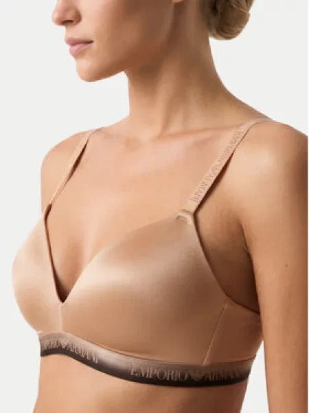 Emporio Armani Underwear Bralette melltartó bézs