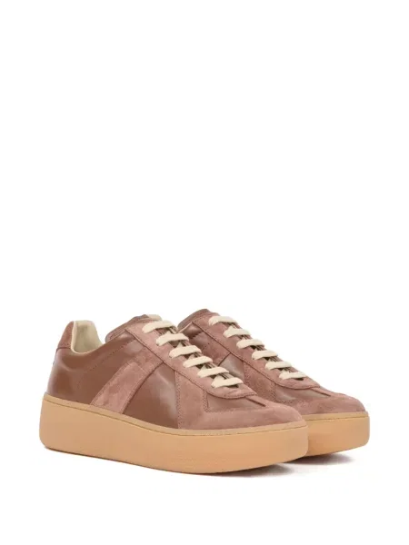 Sneakerși Maison Margiela cu pană maro