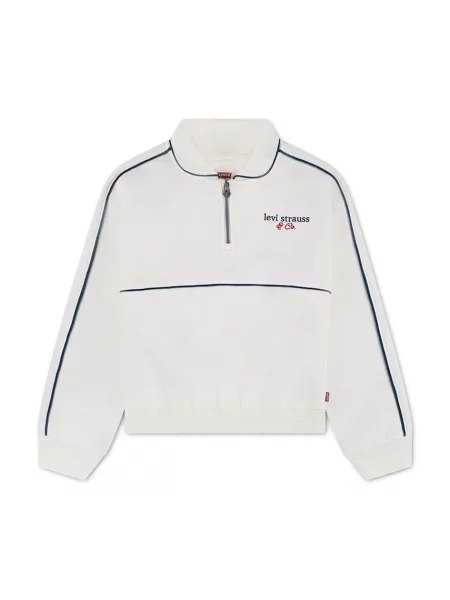 Levi's hanorac pentru copii cu MEET AND GREET HALF ZIP bej