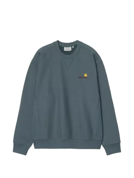 Hanorac Carhartt Wip cu autograf albastru