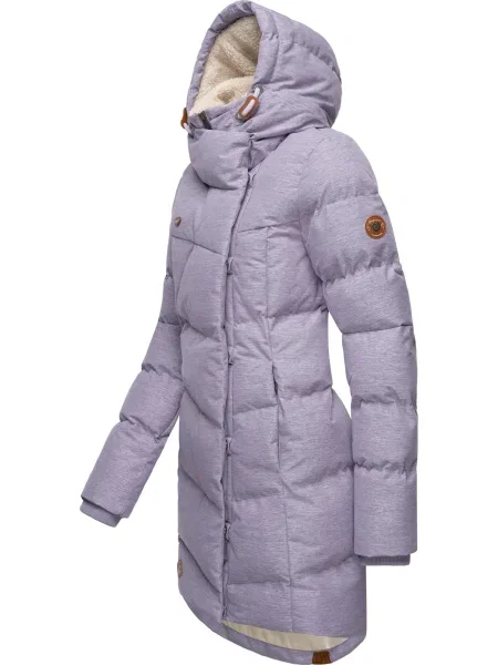 Ragwear Palton funcțională Pavla crem / mov liliachiu