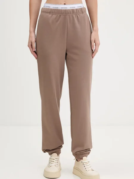 Guess pantaloni de trening SOFIA maro