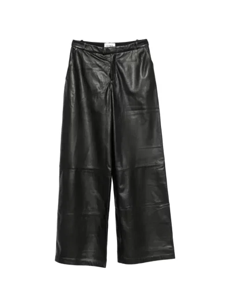 Pantaloni Arma din piele negru