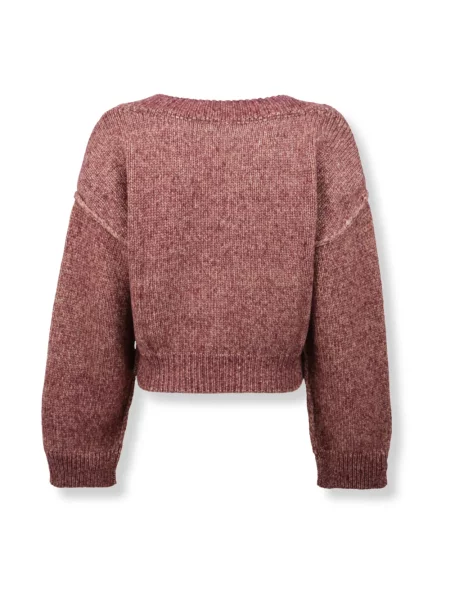 Sweter Rotate Birger Christensen z wełny merino czerwony