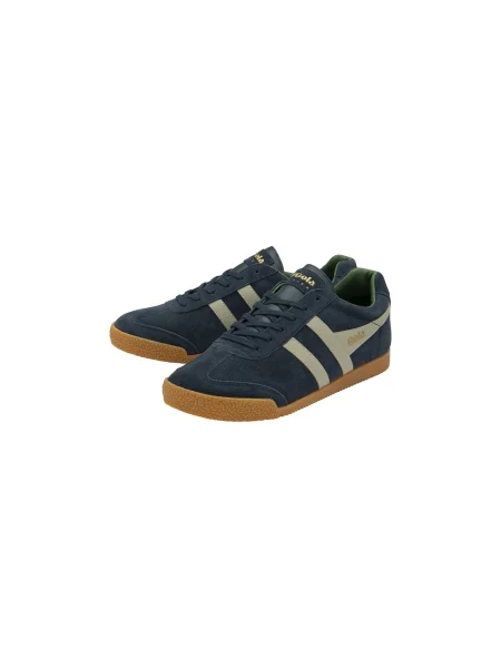 Pantofi Gola din piele de căprioară albastru