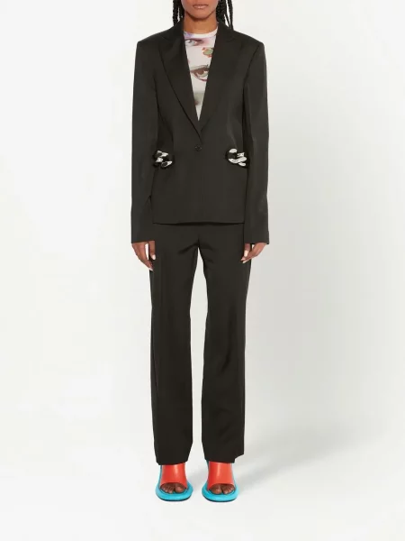 Vienakrūtis rankinė su grandininiais dirželiais Jw Anderson juoda