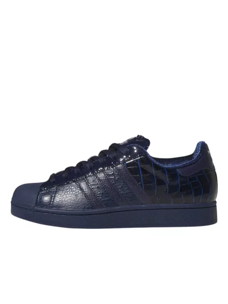 Sneakersy Adidas Superstar skórzane niebieskie