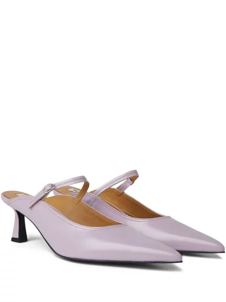 Papuci tip mules Reike Nen din piele violet