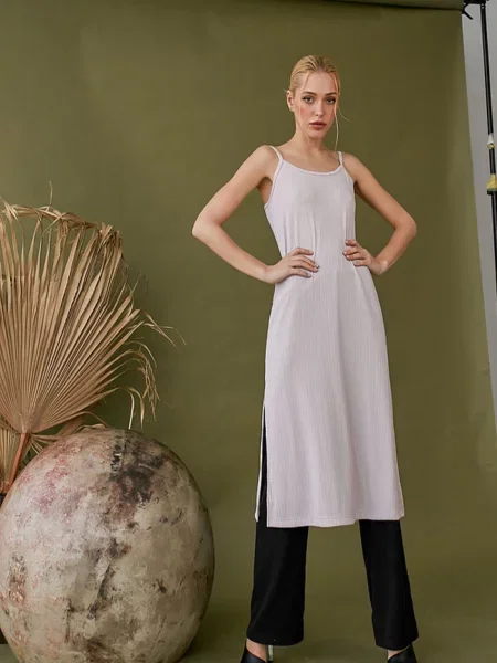 Сукня міді TrikoBakh пудра бавовна/поліестер