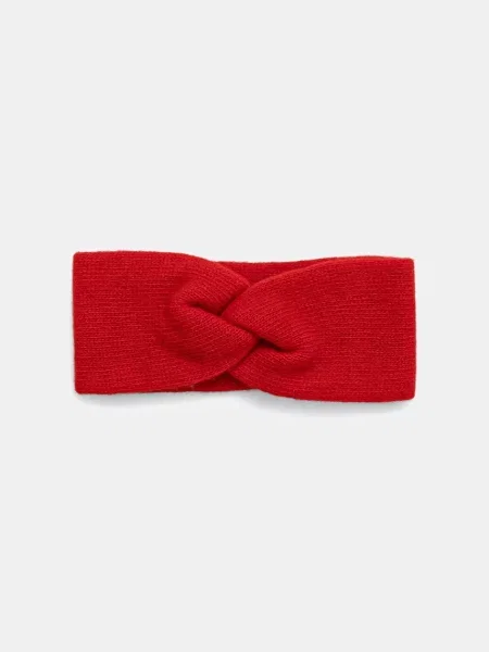 Шерстяная кепка Answear.lab красная