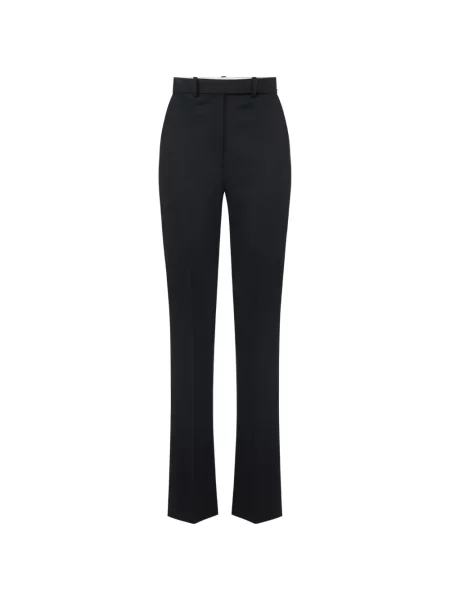 Pantaloni Elisabetta Franchi de lână negru