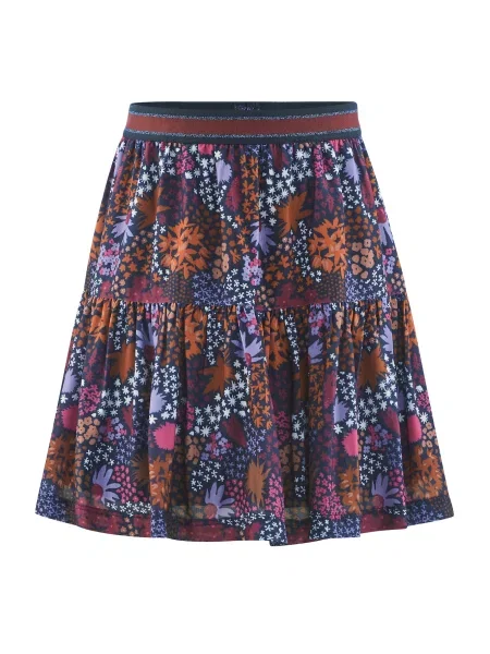 Happy girls Φούστα ναυτικό μπλε / αστακί / κόκκινο κρασί λευκό