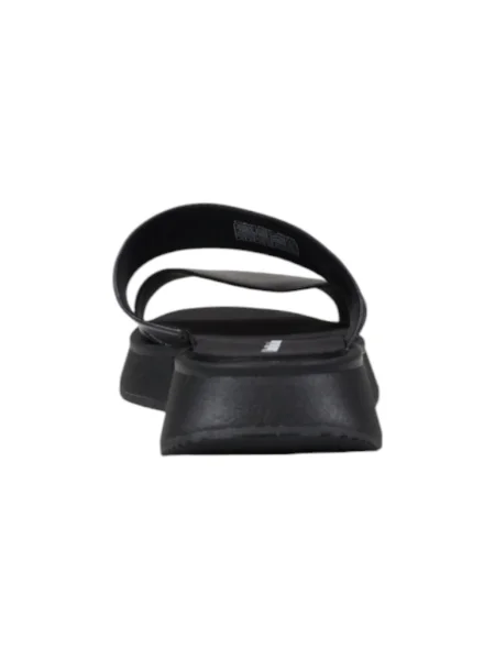Papuci Calvin Klein Jeans din piele negru