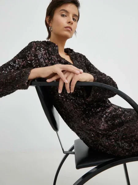 Samsoe Samsoe rochie mini drept maro